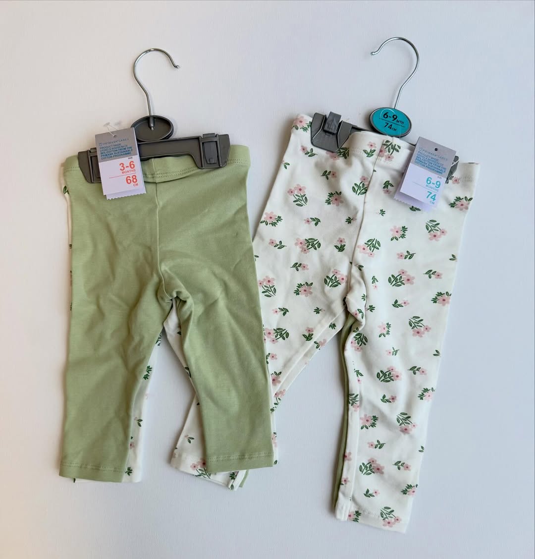 Sage & Floral Leggings (2-pack)